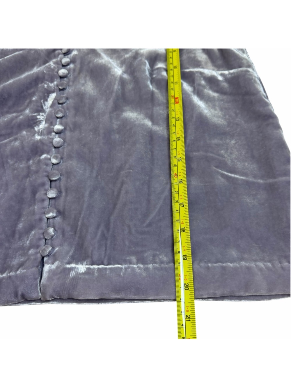 Madewell Velvet Button-Down Cami Thistle Lavender Women’s Size 6 - Picture 11 of 11